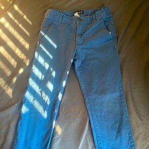 These are blue jeans from “place” in a size 8 in boys